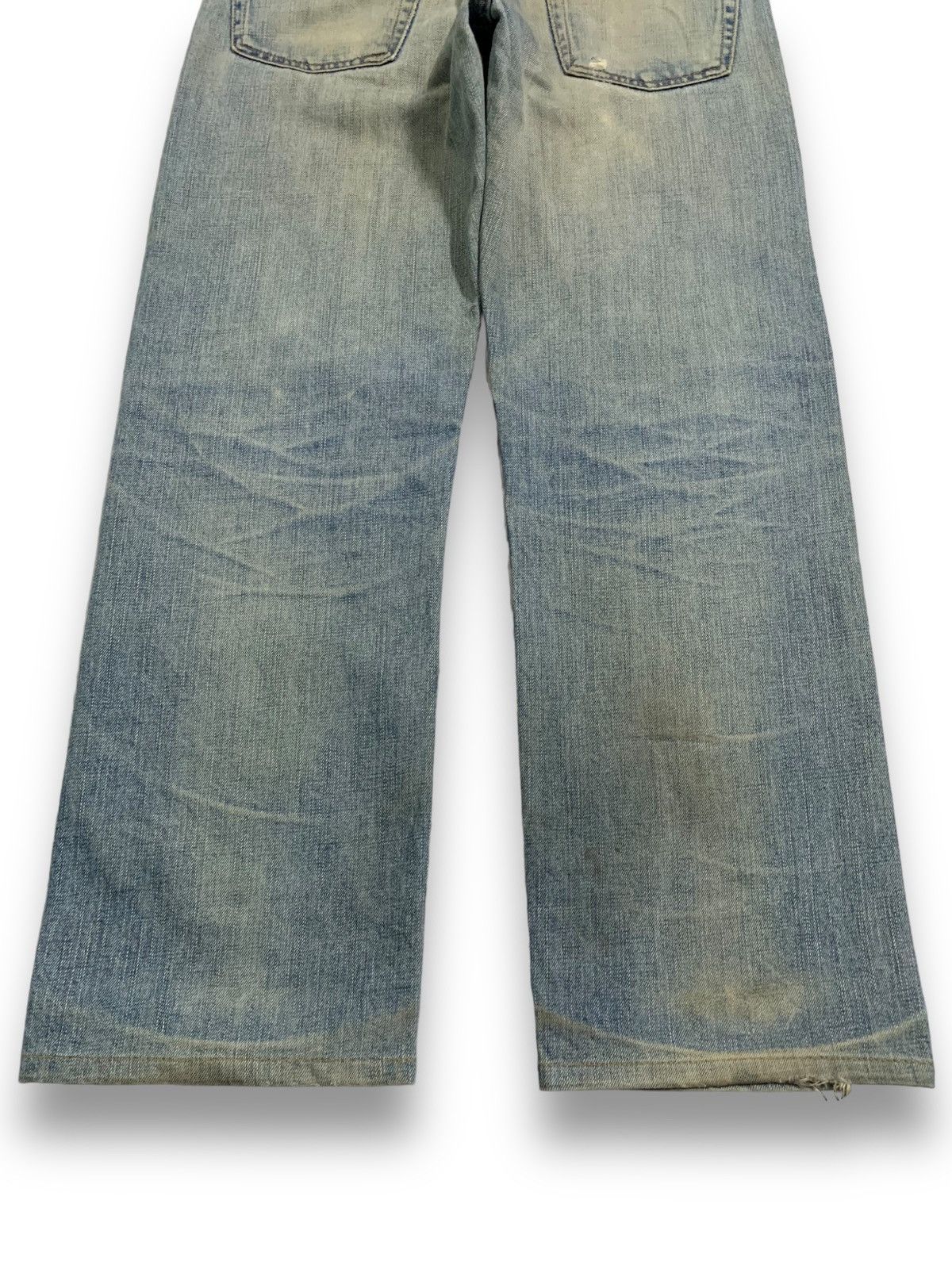 Jun Takahashi Vintage Uniqlo S003 Baggy Dirt Mud Washed Distressed Jeans Size US 32 / EU 48 - 14 Thumbnail