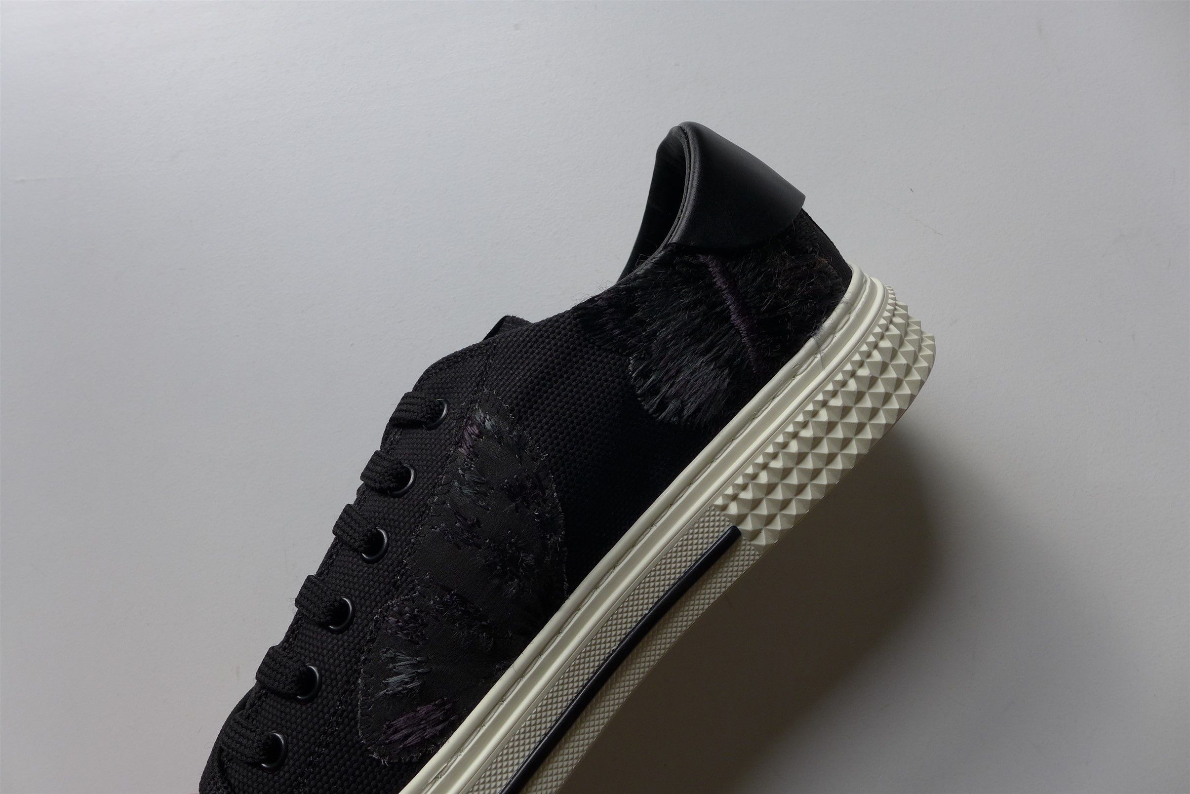 Valentino Valentino CamuButterfly Embroidered Black Sneakers Size US 10 / EU 43 - 13 Thumbnail