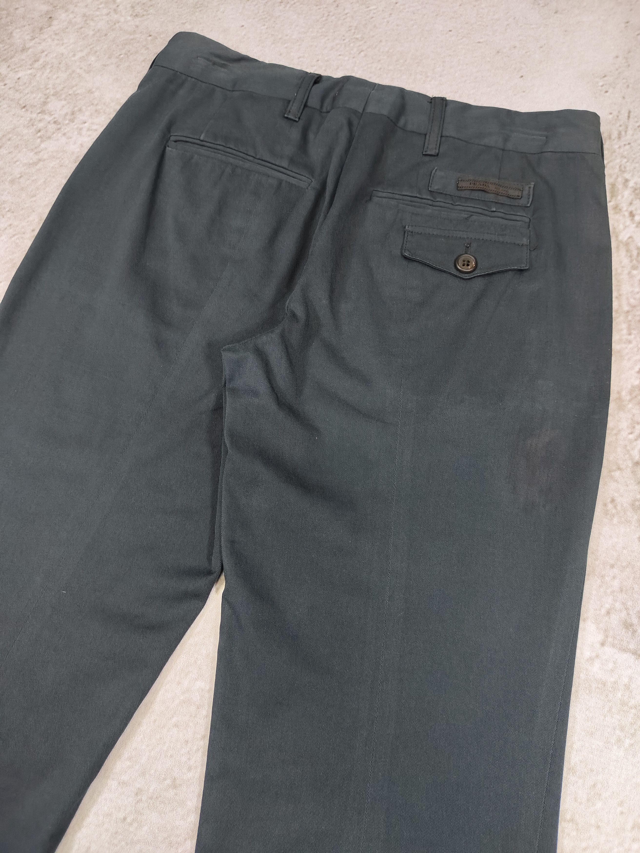 Prada 00s PRADA- Minimalist Tailored Sligth Boot cut Trousers Size 29" - 9 Thumbnail