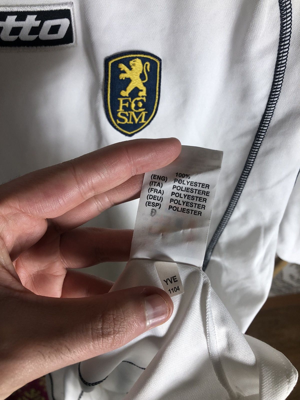 Lotto Sport VINTAGE LOTTO FC SOCHAUX FRANCE RETRO SOCCER JERSEY Y2K 90s Size US XXL / EU 58 / 5 - 5 Thumbnail