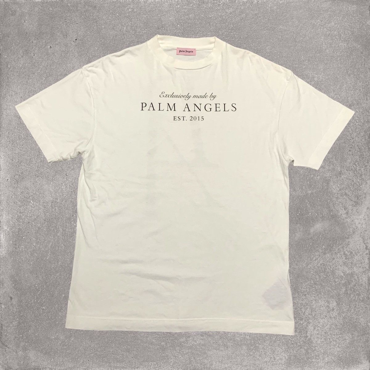 Palm Angels Palm Angels Medium Exclusively Made By Palm Angels White Tee Size US M / EU 48-50 / 2 - 1 Thumbnail