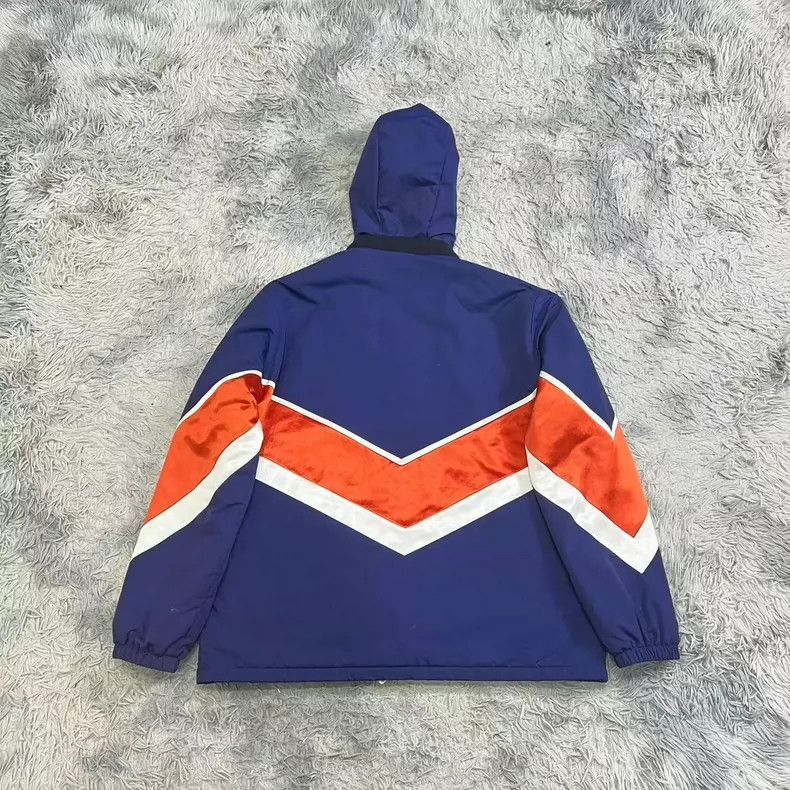 Gucci Gucci Color-blocked Logo Striped Hooded Zipper Long Sleeve Size US M / EU 48-50 / 2 - 2 Thumbnail