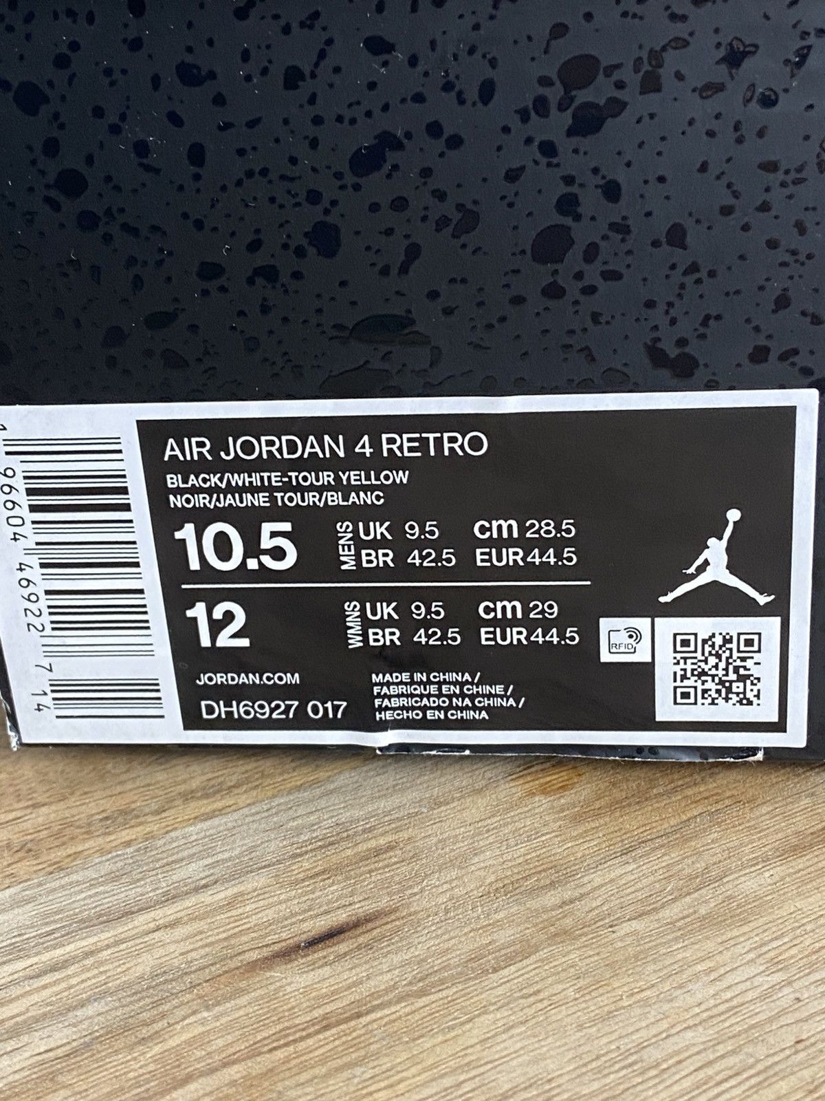 Jordan Brand New Jordan 4 Retro "Thunder" 2023 authentic size 10,5US Size US 10.5 / EU 43-44 - 15 Thumbnail