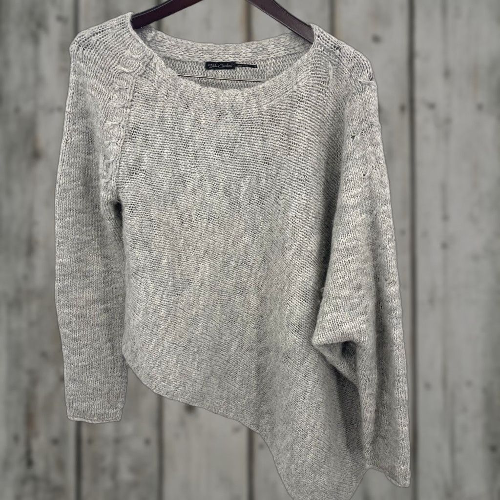 Vintage VINTAGE Stella Carakasi Alpaca Sweater Womens S Asymmetric Knit Lagenlook Quiet Luxury Size S / US 4 / IT 40 - 1 Thumbnail