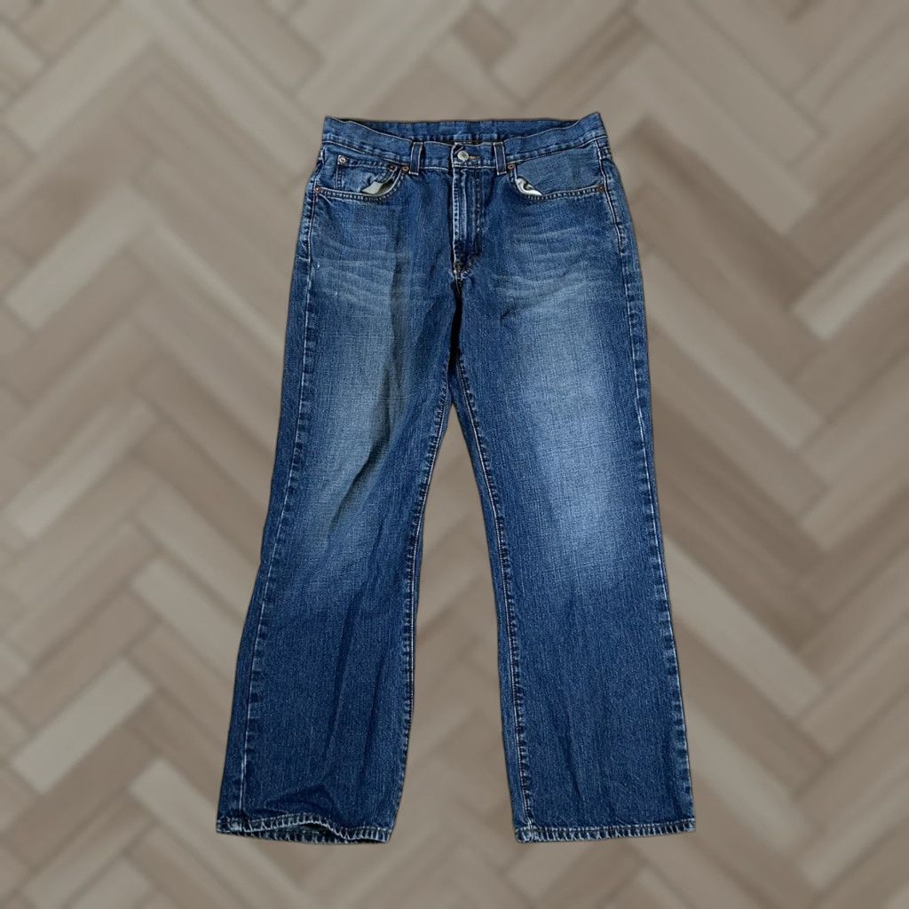 Lucky Brand Mens Lucky Brand Jeans Classic Fit Short Length Size 32 Blue Cotton Denim 5-Pocket Inseam 28 Size US 32 / EU 48 - 1 Thumbnail