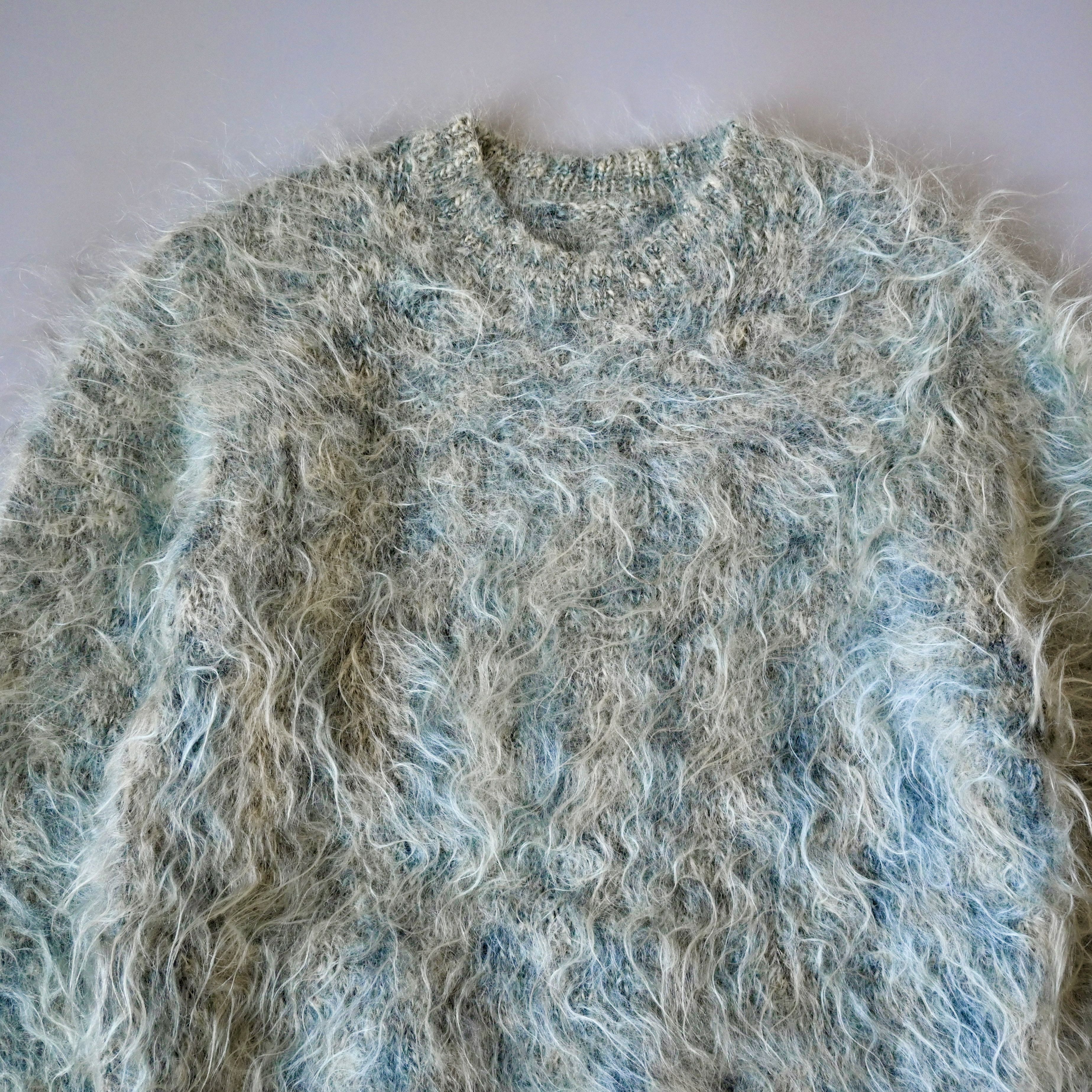 Vintage Super hairy, vintage 1990s Mohair-mix knit yeti sweater Size US S / EU 44-46 / 1 - 5 Thumbnail
