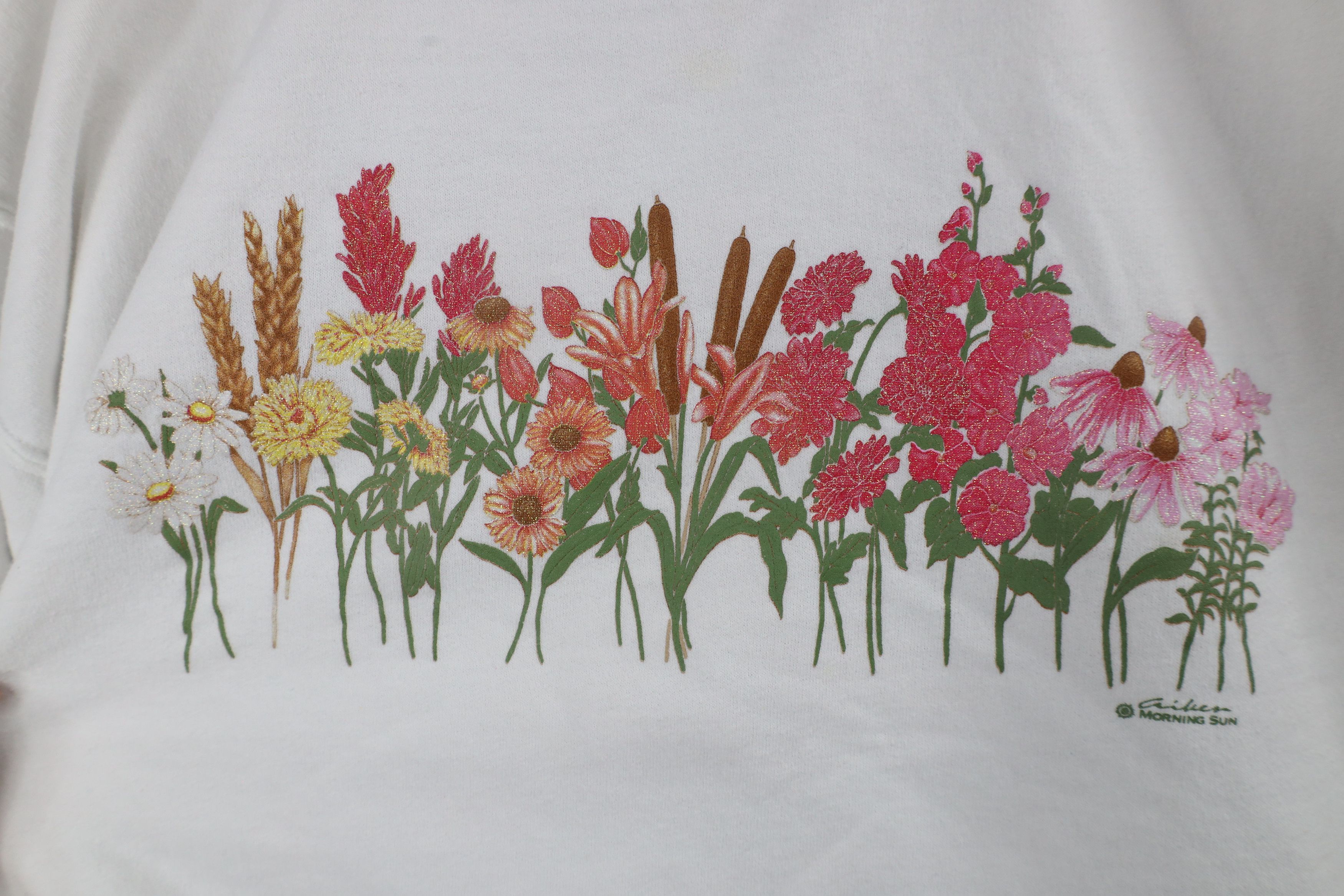 Vintage Vintage 90s Streetwear Primitive Flower Layered Sweatshirt Size XL / US 12-14 / IT 48-50 - 4 Thumbnail