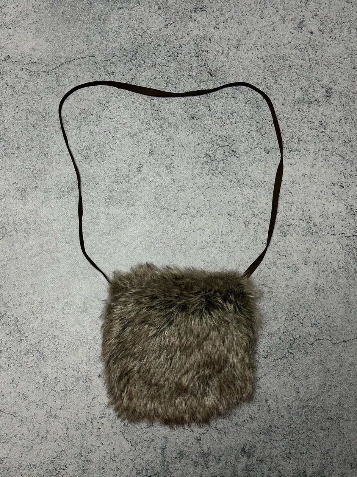 If Six Was Nine Vintage Faux Fur Mohair Y2K Crossbody Shoulder Bag Size ONE SIZE - 3 Thumbnail