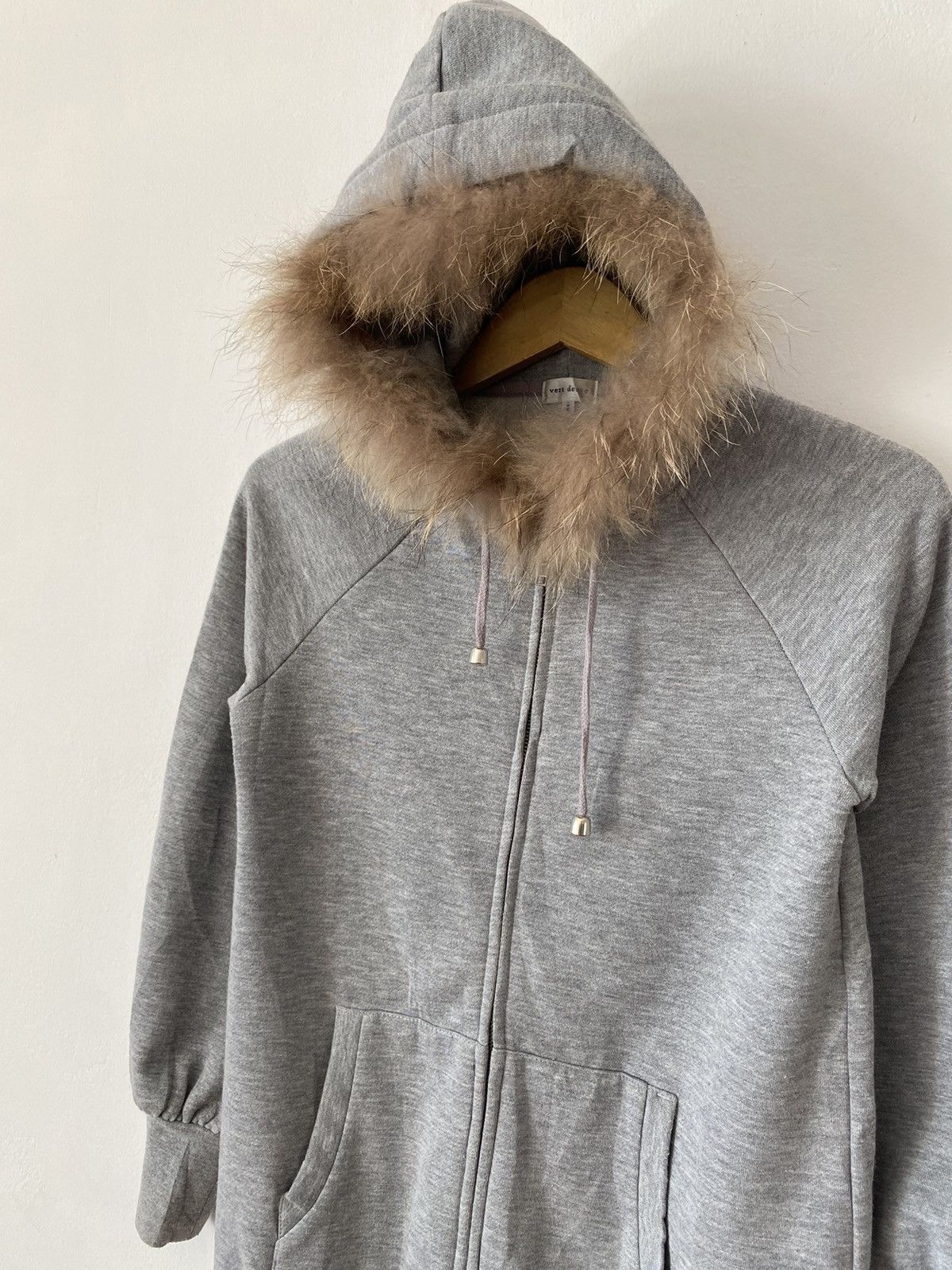 If Six Was Nine × Japanese Brand × Le Grande Bleu (L.G.B.) Vert Dense Faux Fur Hoodie IfSixWasNine LGB style Size M / US 6-8 / IT 42-44 - 2 Thumbnail