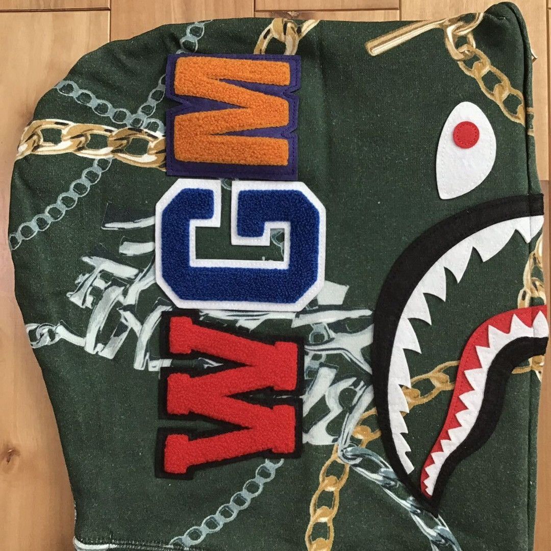 Bape BAPE JEWELS SHARK FULL ZIP HOODIE a bathing ape Size US M / EU 48-50 / 2 - 4 Thumbnail