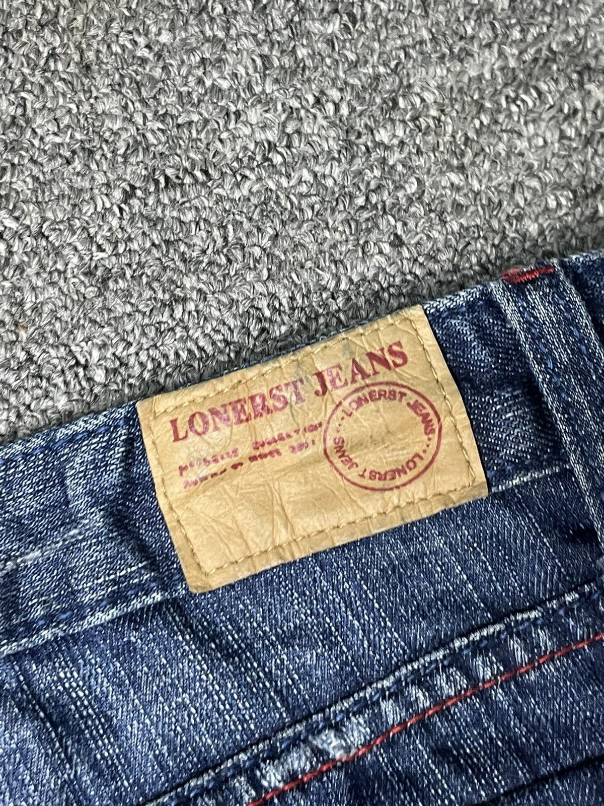 Japanese Brand × Vintage Vintage LONERST Flared Bootcut Design Jeans (83) Size 29" - 13 Thumbnail