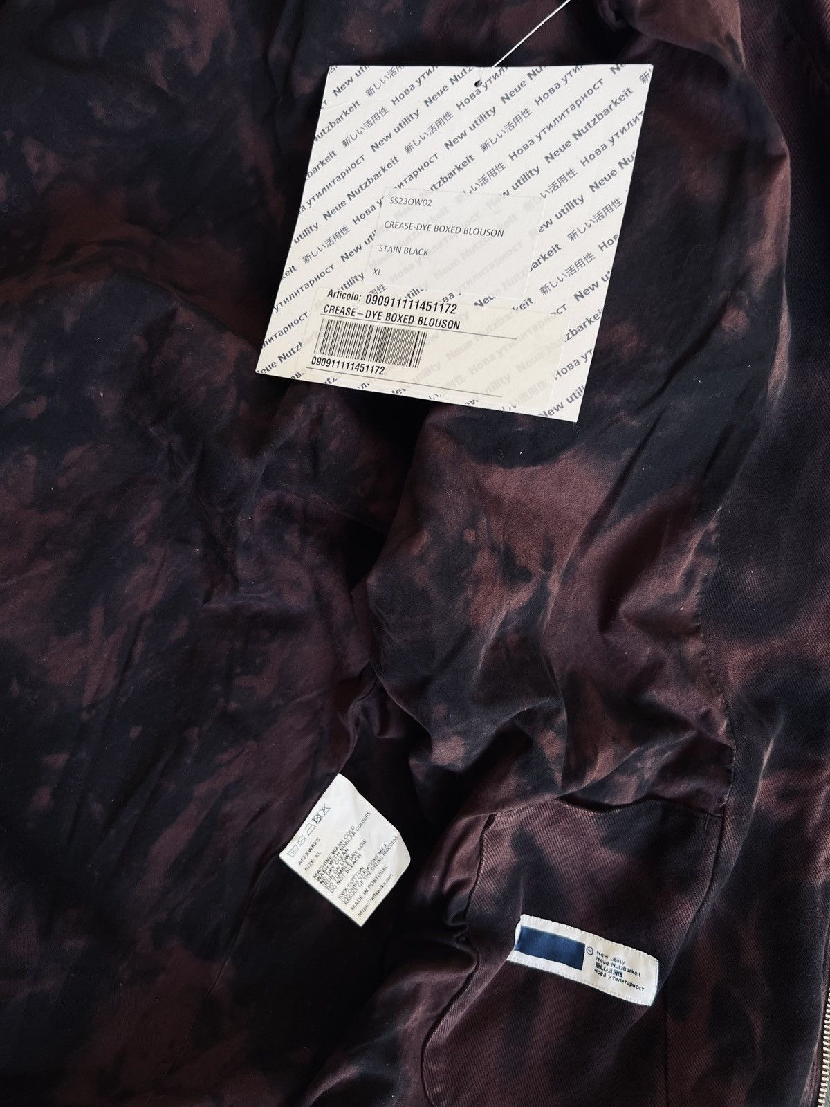 AFFXWRKS AFFIX WORKS (KIKO KOSTADINOV) Dyed Mechanics Jacket Size US XL / EU 56 / 4 - 15 Thumbnail