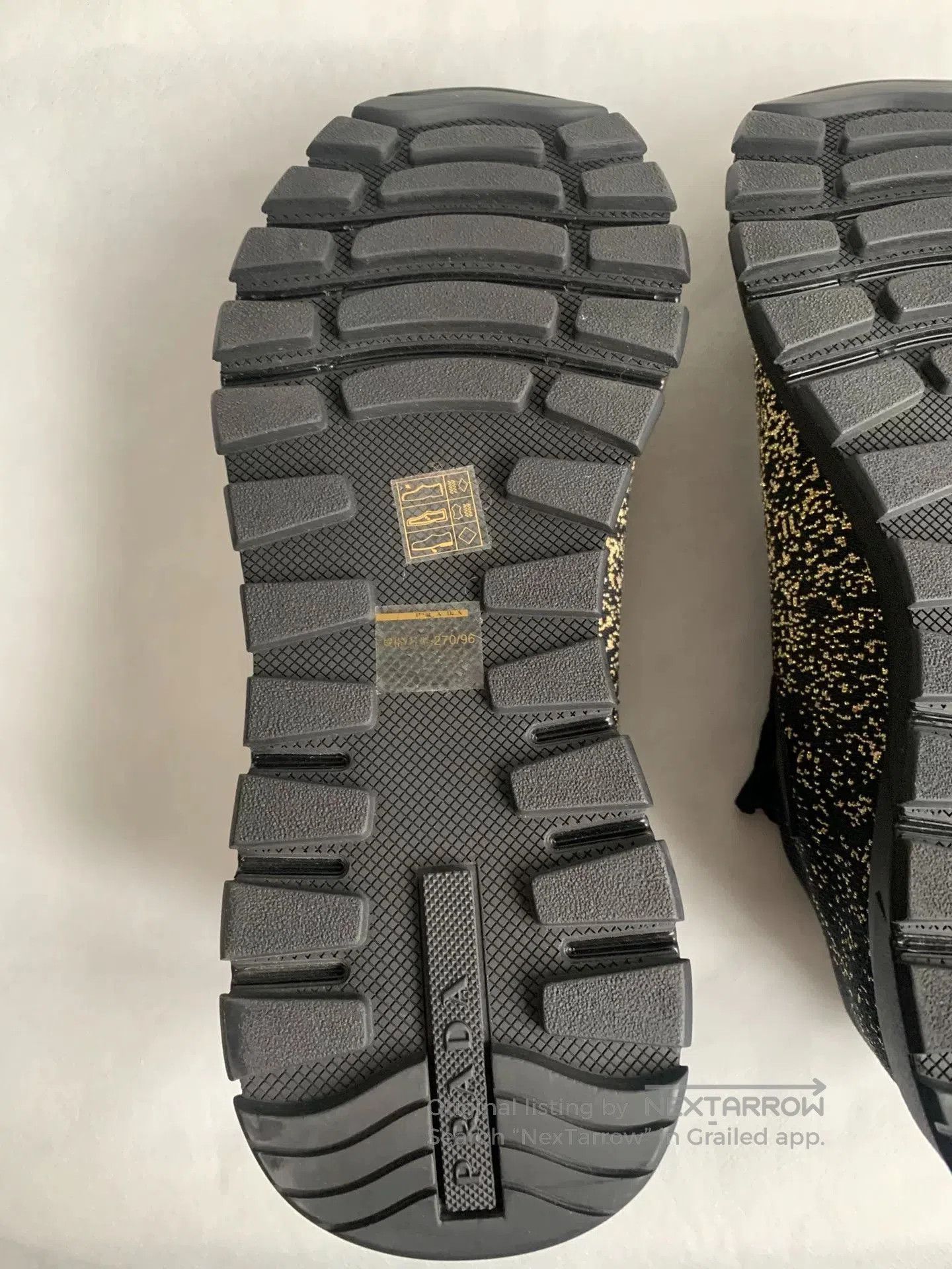 Prada Prada Black Gold Woven Low. Size US 9.5 / EU 42-43 - 8 Thumbnail