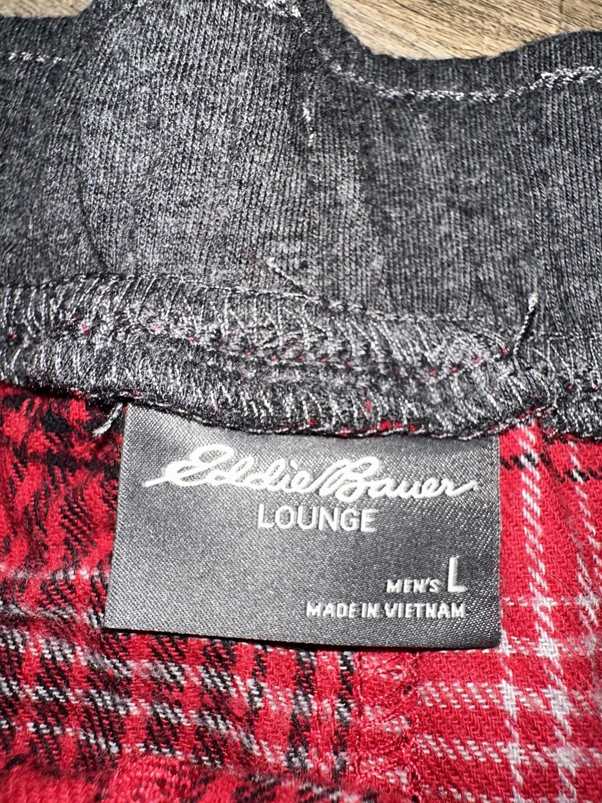 Eddie Bauer Eddie Bauer Men’s Red Plaid Lounge Pants Size Large Size ONE SIZE - 2 Thumbnail