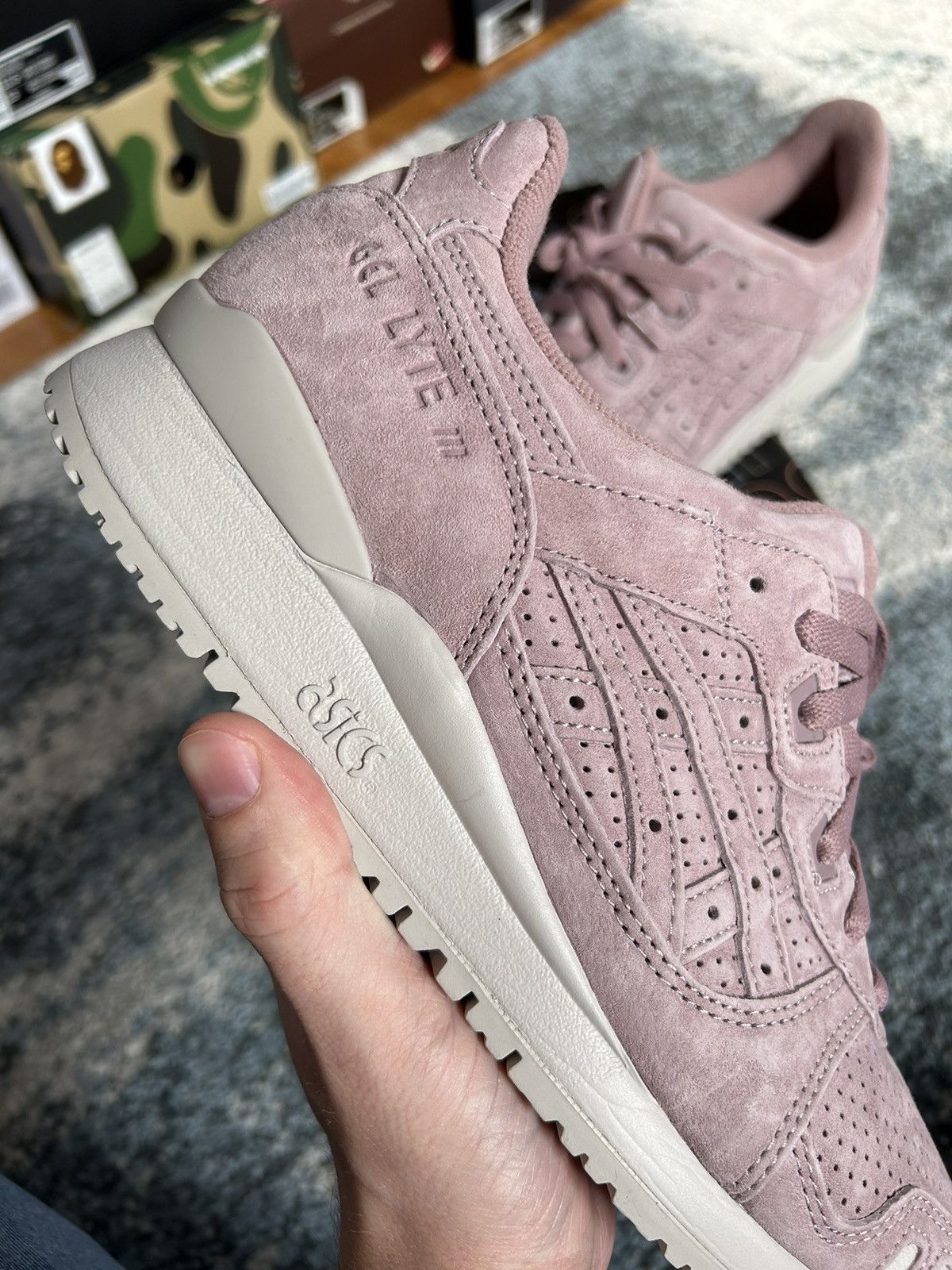 Asics × Kith × Ronnie Fieg 1201A224-251 FW20 GEL LYTE iii “THE PALETTE” DUSTY QUARTZ Size US 8 / EU 41 - 4 Thumbnail