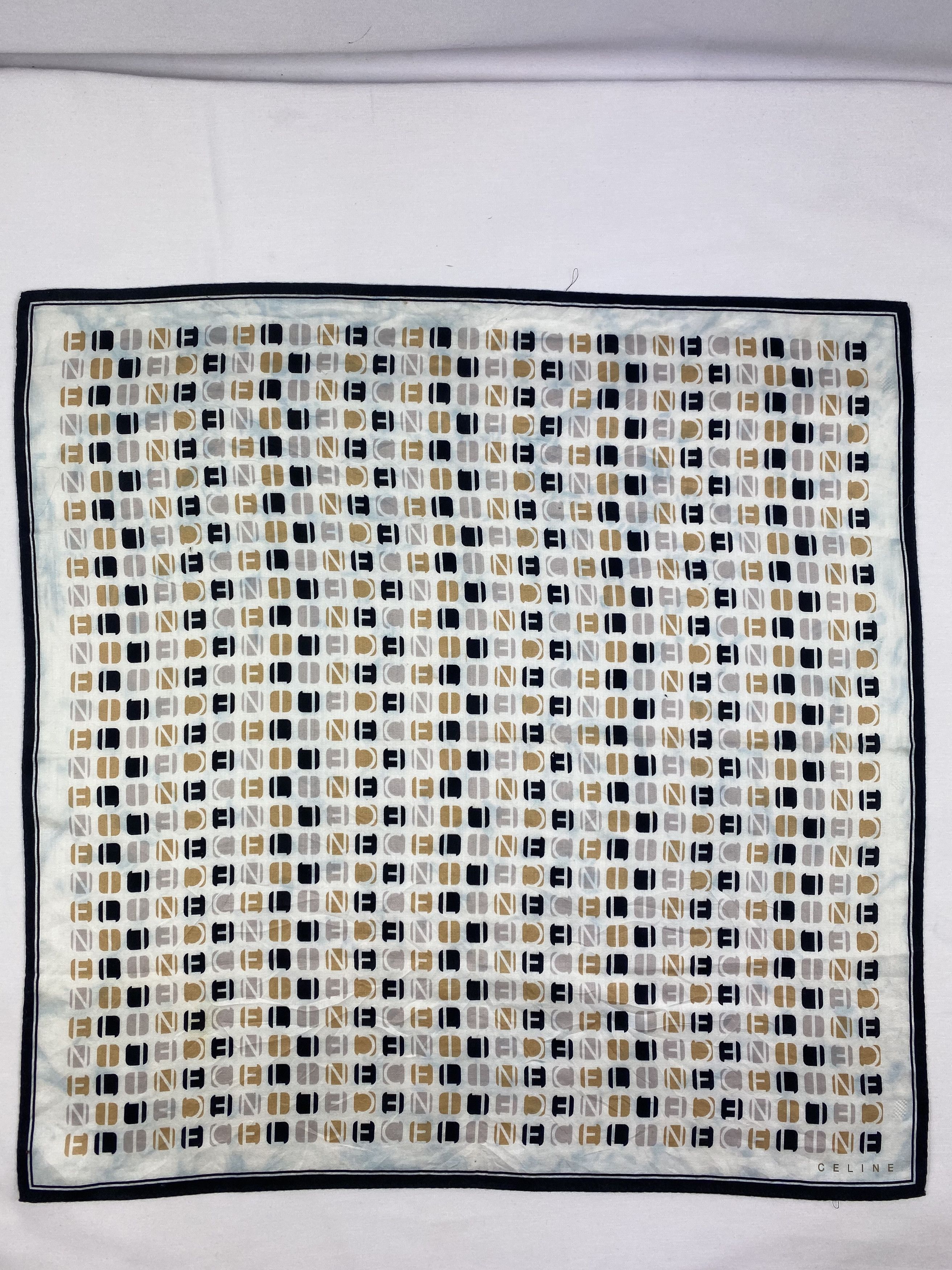 Celine Celine Bandana / Handkerchief / Neckerchief Size ONE SIZE - 3 Thumbnail