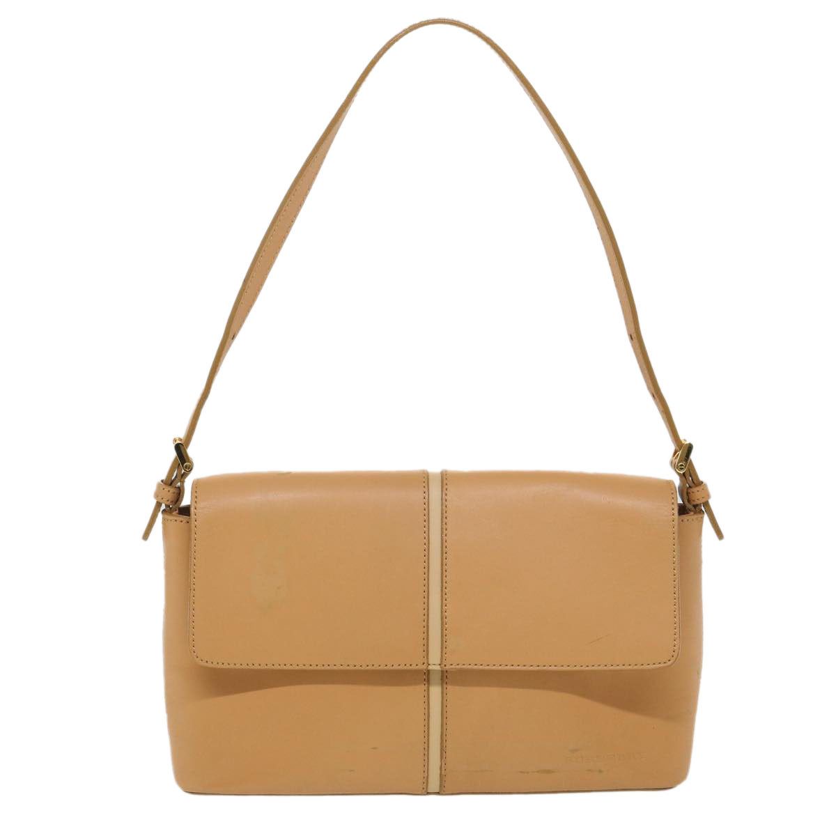 Burberry Orange Leather Shoulder Bag (Pre-Owned) Size ONE SIZE - 1 Thumbnail