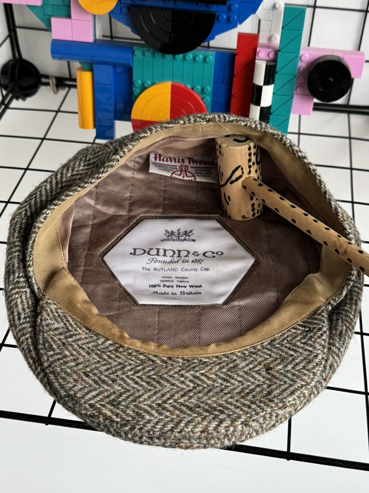 Harris Tweed Vintage Dunn & Co Tweed Cabbie Hat Wool British Harris Tweed Size ONE SIZE - 6 Thumbnail