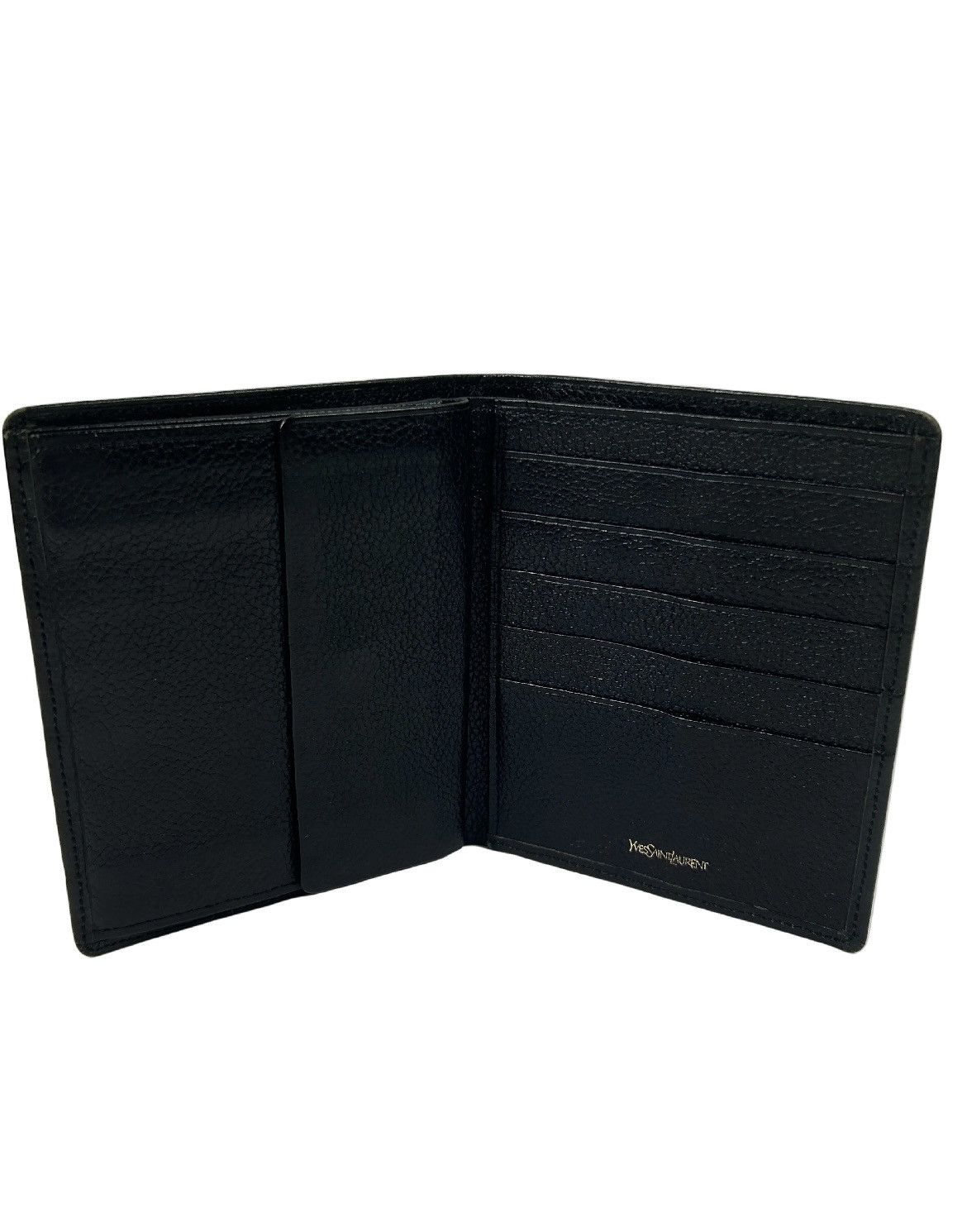 Yves Saint Laurent Yves Saint Laurent Leather Bifold Wallet Size ONE SIZE - 3 Thumbnail