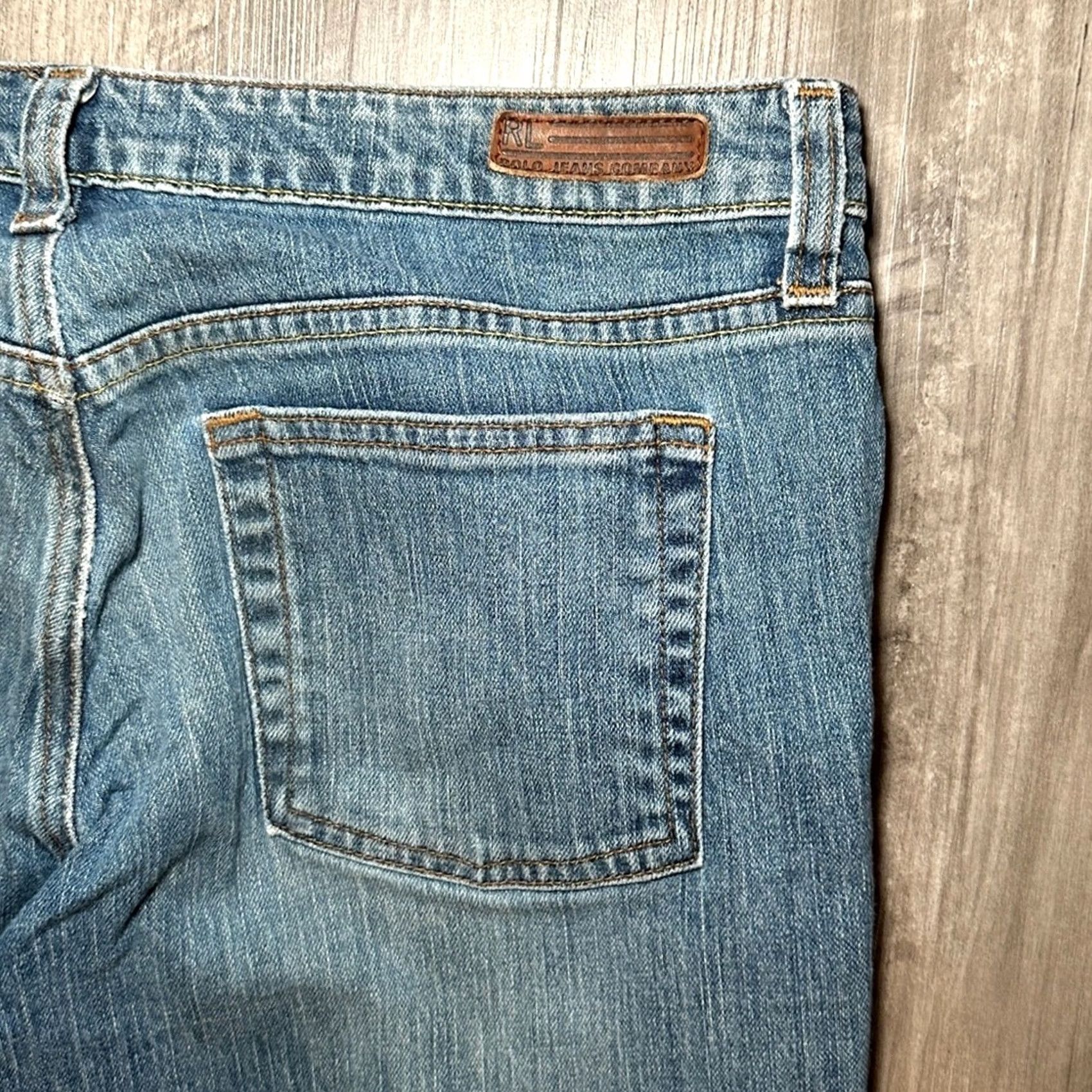 Polo Ralph Lauren Ralph Lauren Polo Jeans Y2K Bootcut Wide Leg Jeans - 12x30 Women Blue Size 34" / US 12 / IT 48 - 4 Thumbnail
