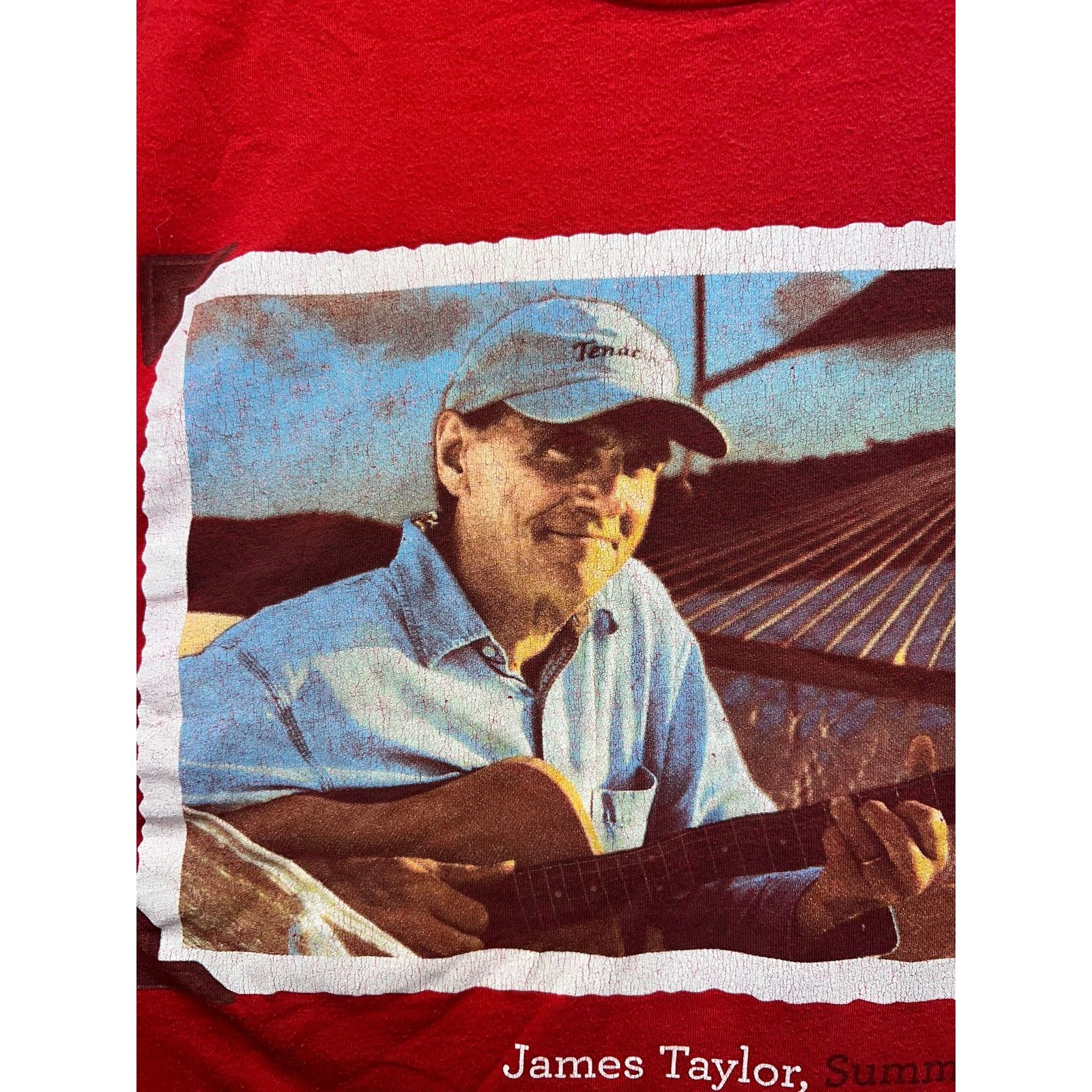 Alstyle Womens James Taylor Tour Shirt 2008 Band Of Legends Tee M Size M / US 6-8 / IT 42-44 - 3 Thumbnail
