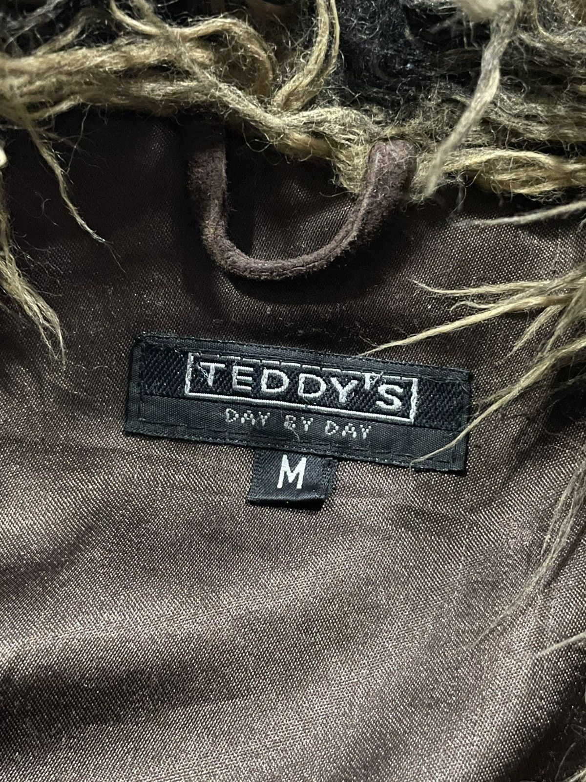 Japanese Brand Y2K If Six Was Nine LGB Style Leather Fur Brown Jacket Coat Size M / US 6-8 / IT 42-44 - 8 Thumbnail