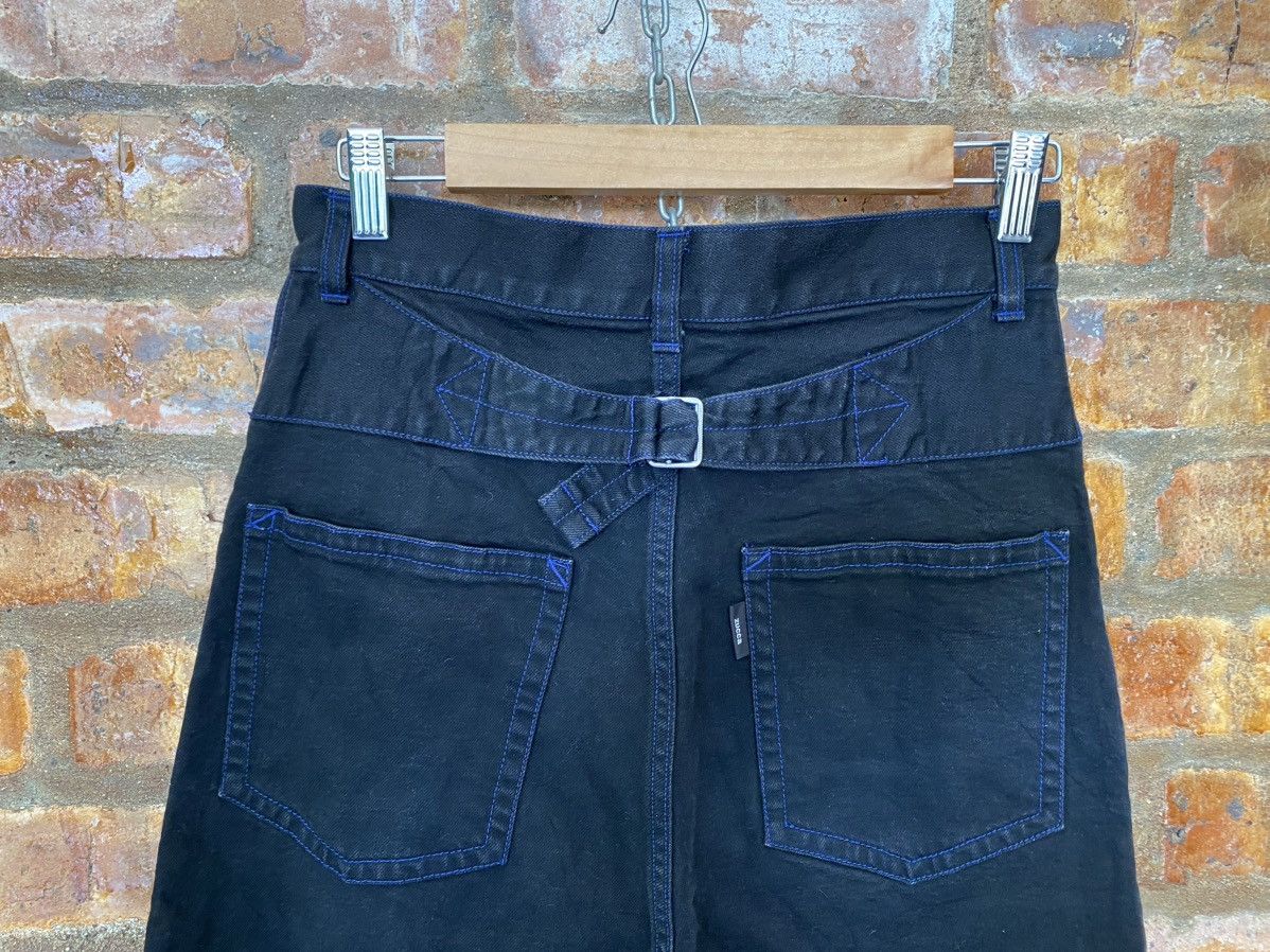 CABANE de ZUCCa × Issey Miyake × Japanese Brand Zucca by Issey Miyake Bucket Back blue stitch drop crotch Size US 28 / EU 44 - 9 Thumbnail