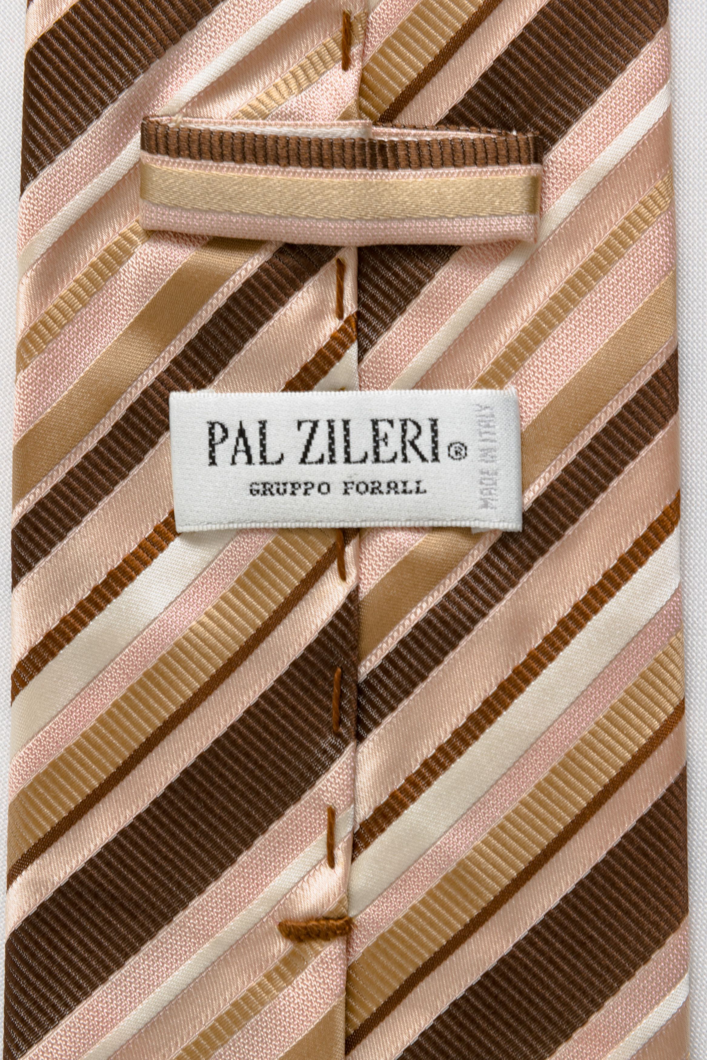 Pal Zileri Pal Zileri Tie striped pattern print necktie silk tie 045 Size ONE SIZE - 6 Thumbnail