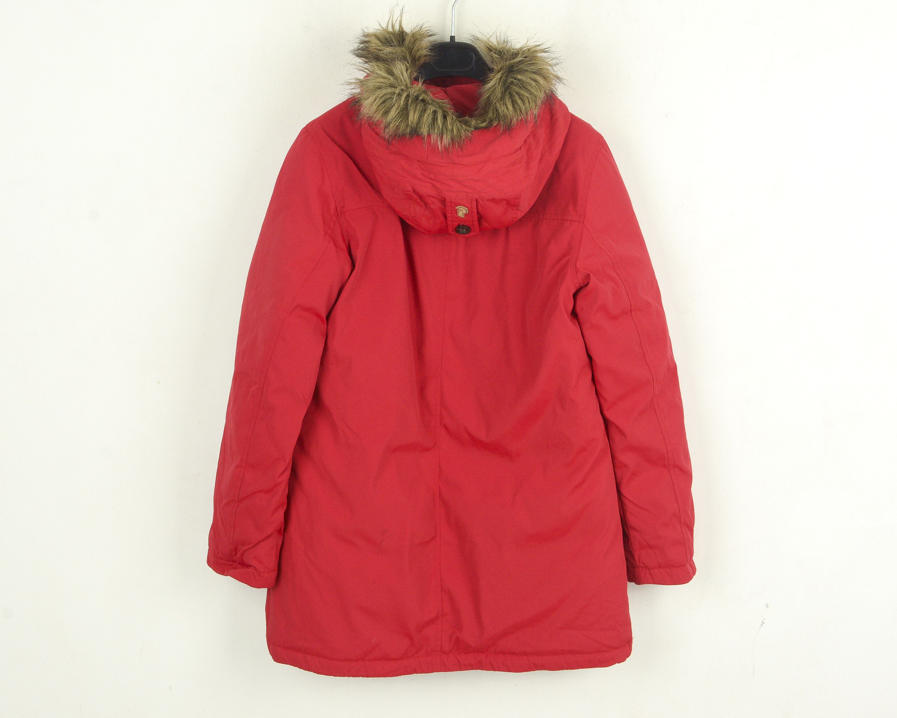 Peak Performance Womens S Down Jacket Coat Padded Warm Red Winter Parka Size S / US 4 / IT 40 - 3 Thumbnail