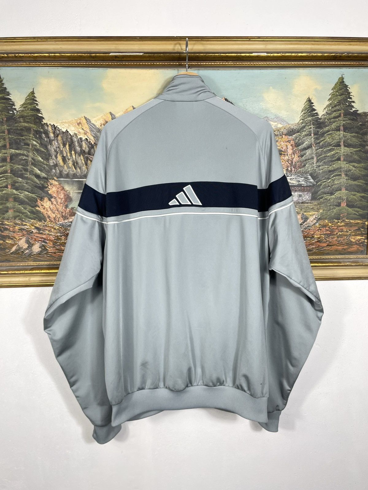 Adidas × Vintage Adidas Retro 00s Loose Boxy Windbreaker Jacket Skate Rap Size US XL / EU 56 / 4 - 7 Thumbnail
