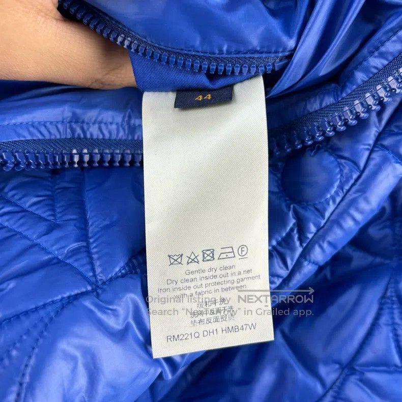 Louis Vuitton Louis Vuitton FW21 Floral Quilted Zip Hooded Cotton Jacket Size US S / EU 44-46 / 1 - 5 Thumbnail