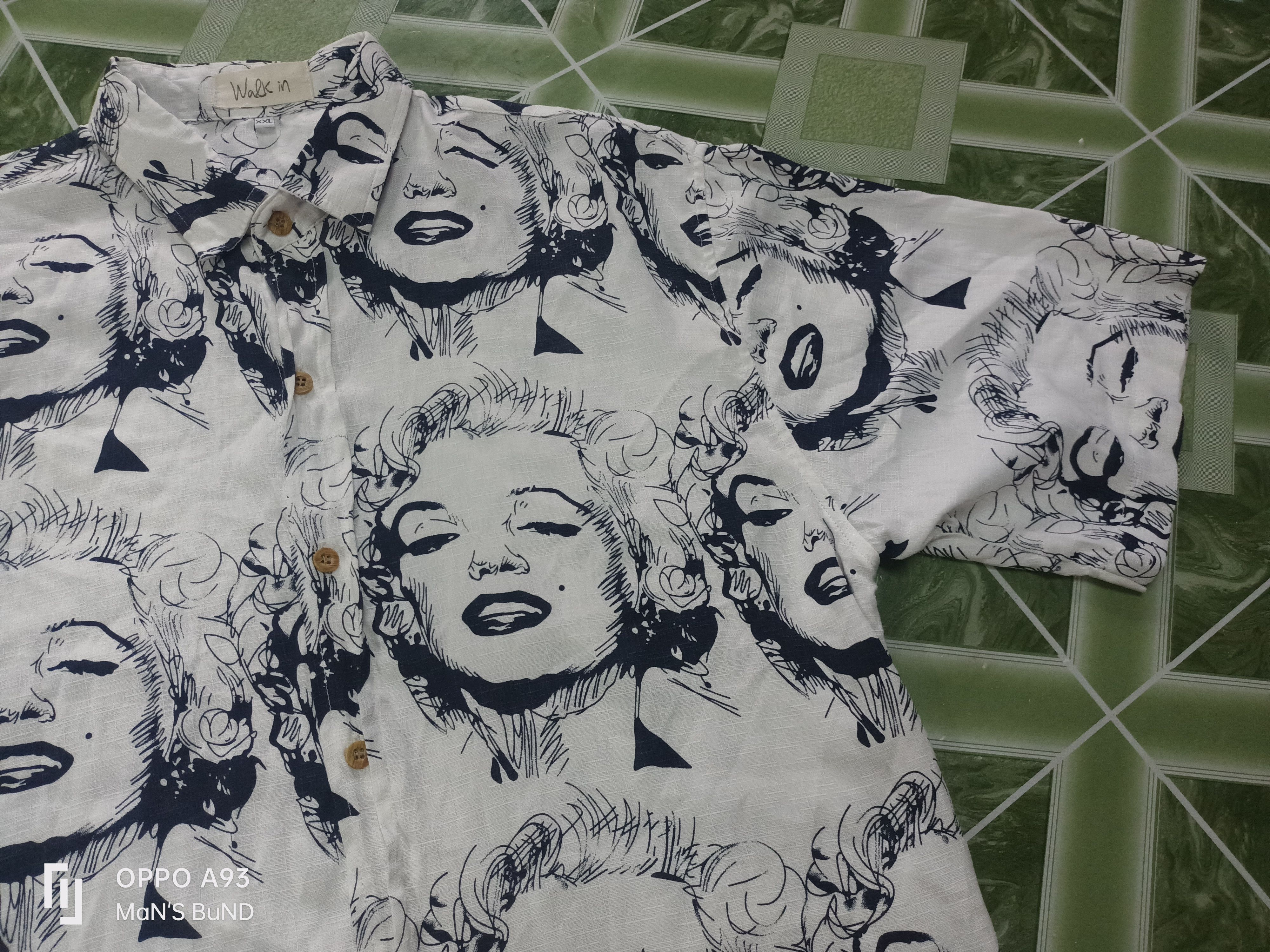Band Tees Full Print Marilyn Monroe Size US XL / EU 56 / 4 - 4 Thumbnail