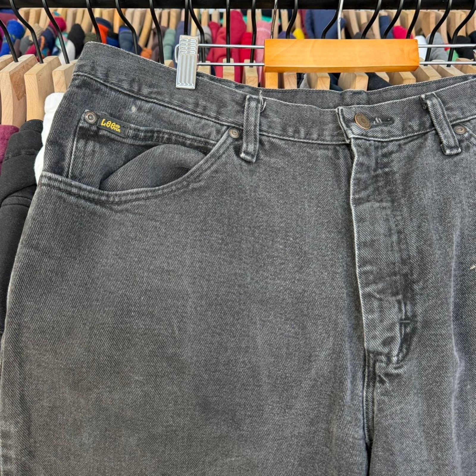 Wrangler Vintage Y2K Faded Wrangler Red Star Custom In Black and Red Size US 38 / EU 54 - 5 Thumbnail