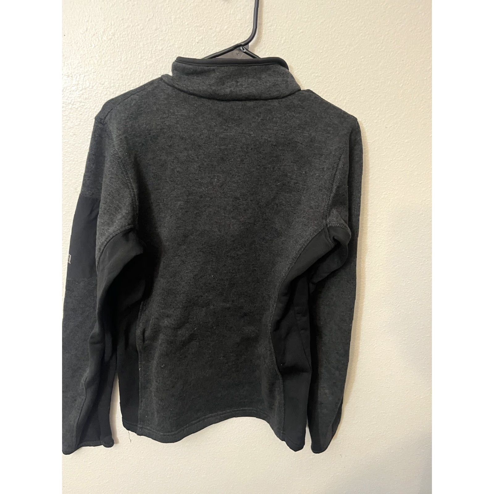 Avalanche Avalanche Gray Fleece 1/4 Zip Sweater Men M Midweight Performance Outdoor Hiking Pullover with Pockets Size US M / EU 48-50 / 2 - 3 Thumbnail