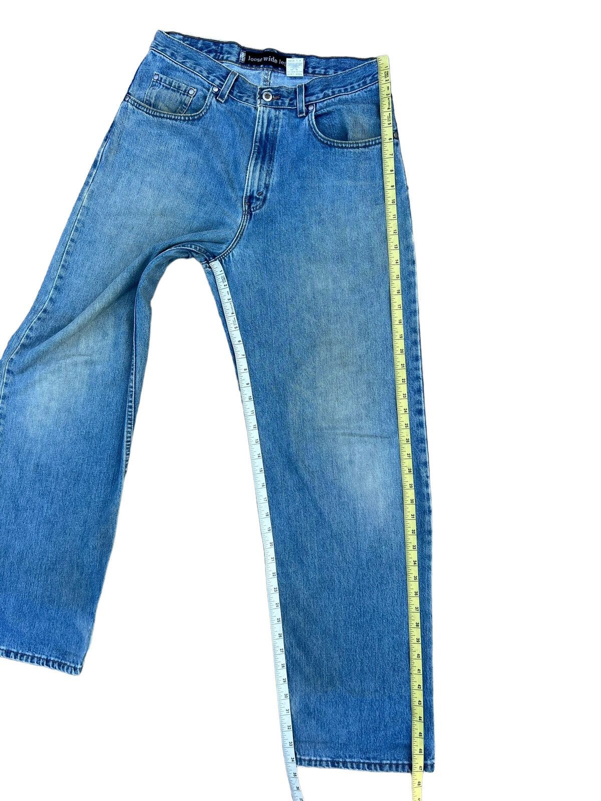 Levi's × Vintage VTG 90s Levi’s Silvertab Dirty Denim Loose Wide Leg Jeans Size US 33 - 5 Thumbnail
