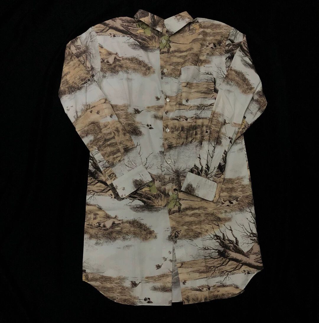 Comme des Garcons CDG 16ss Hunting Show Long Overcoat Collar Shirt Size US S / EU 44-46 / 1 - 2 Thumbnail