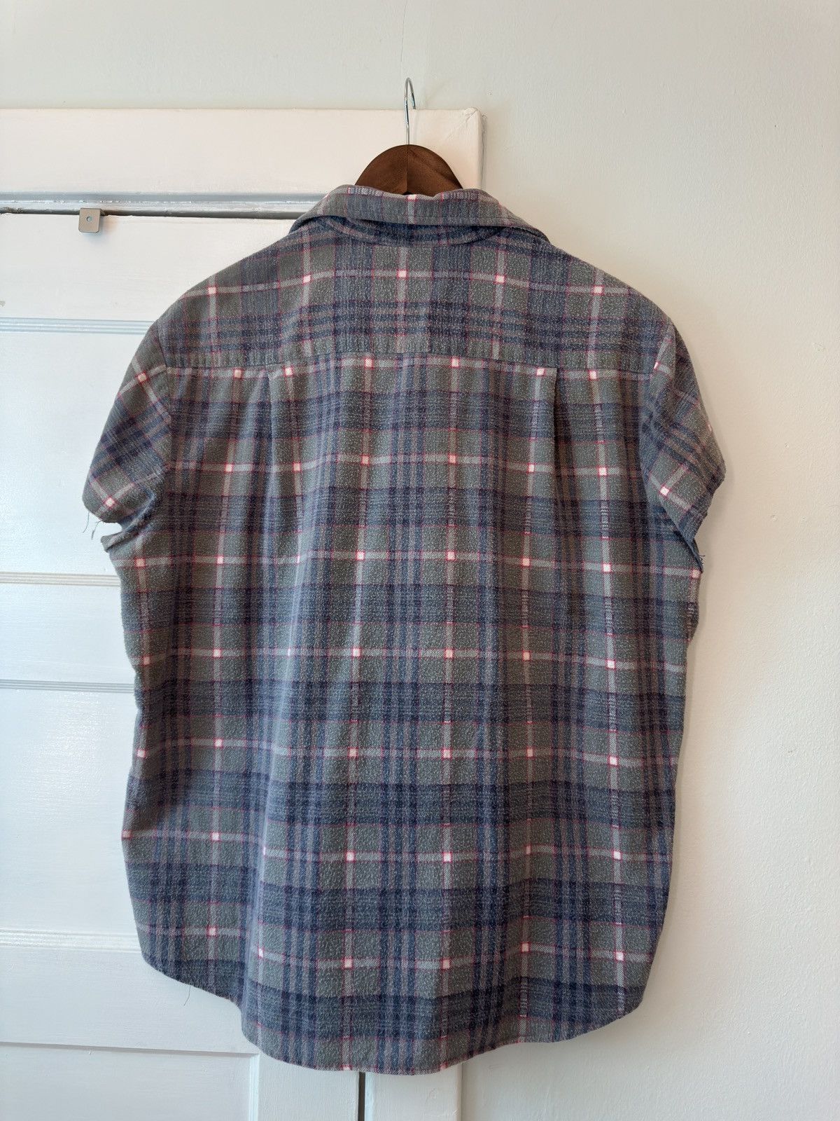 Vintage Sun Faded Cutoff Grunge Flannel Size US XL / EU 56 / 4 - 2 Thumbnail