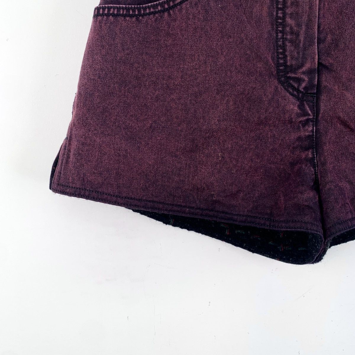 Chanel Chanel Dark Purple Cotton Casual Denim Shorts Size 25" / US 0 / IT 36 - 4 Thumbnail