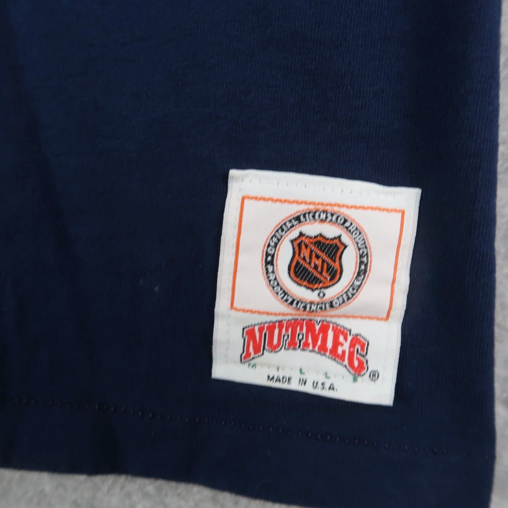 Nutmeg VINTAGE Nutmeg Florida Panthers NHL T-Shirt 90s Graphic Print Adult XL Blue Mens Size US XL / EU 56 / 4 - 6 Thumbnail