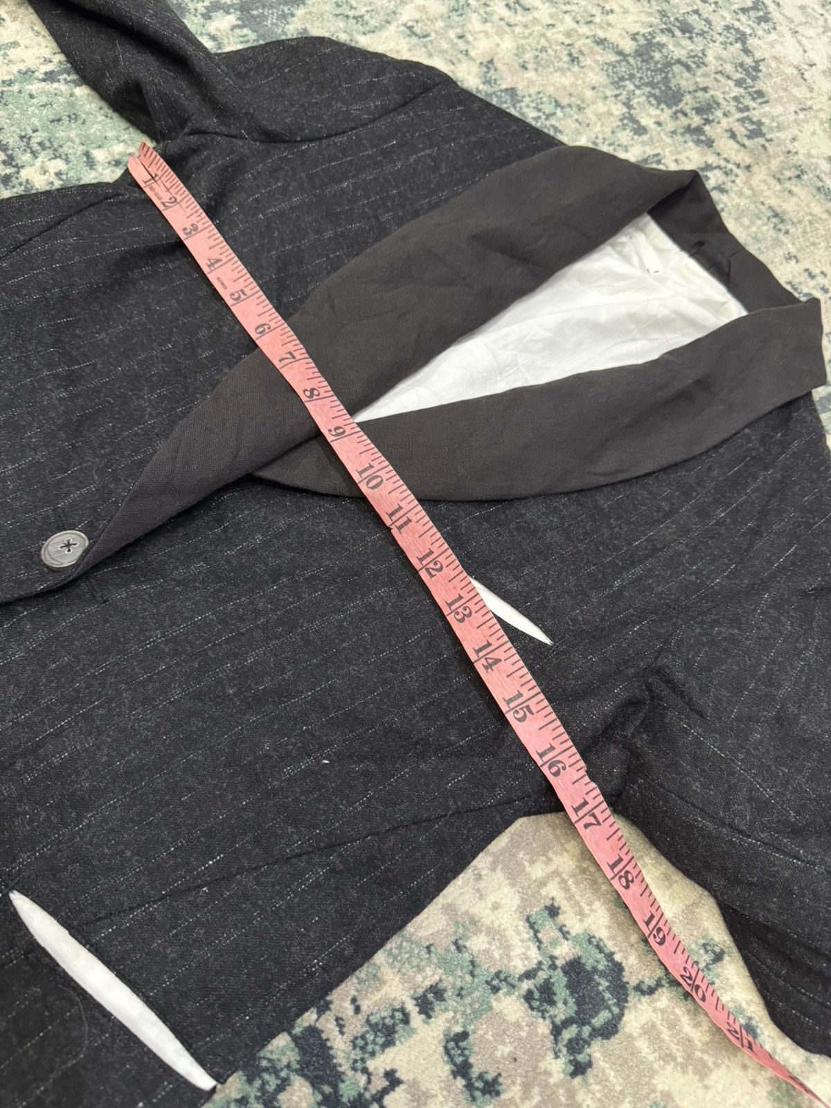Nostra Santissima NOSTRA SANTISSIMA MIXED WOOL CASHMERE SINGLE BUTTON BLAZER Size S / US 4 / IT 40 - 5 Thumbnail