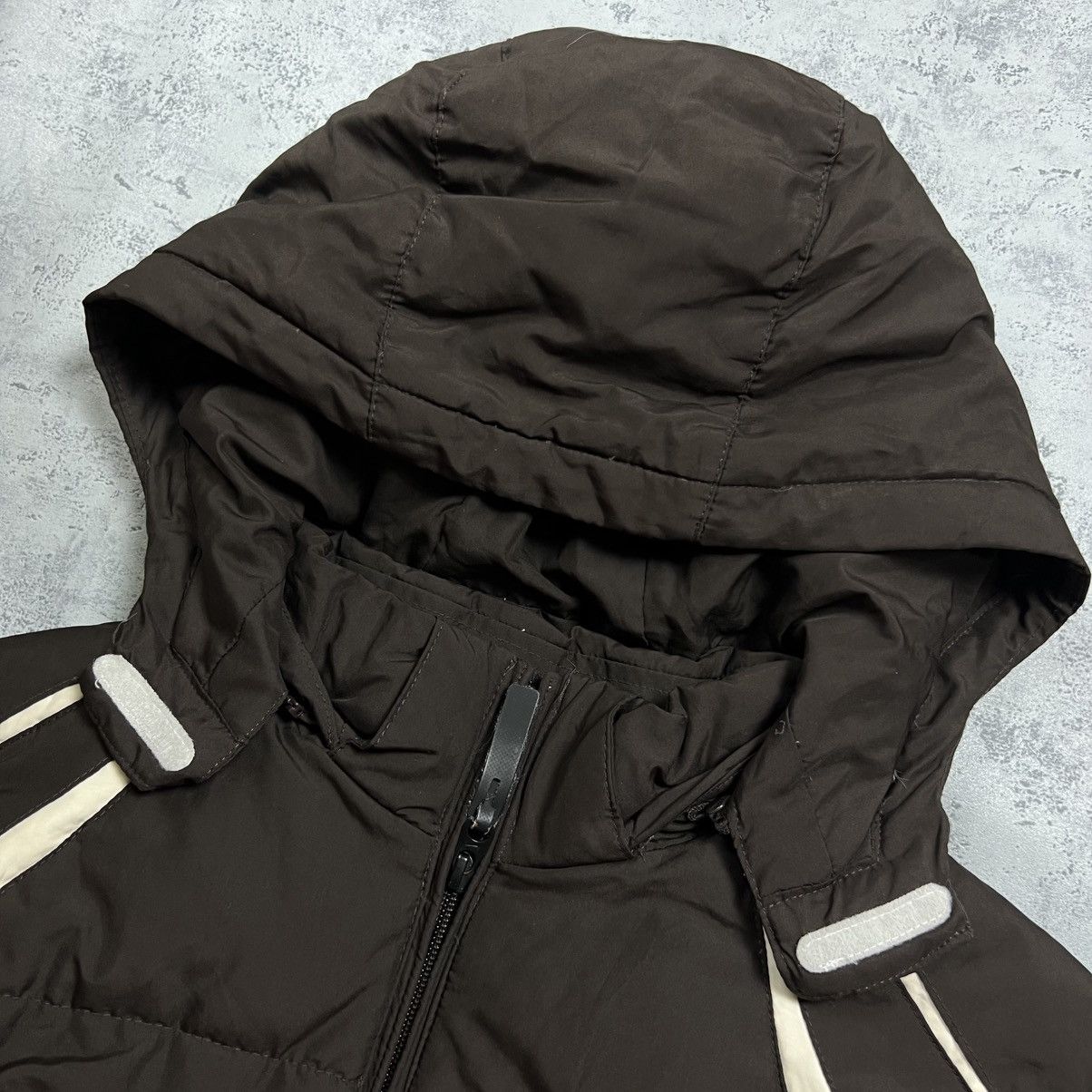 Nike 90s NIKE SWOOSH VINTAGE GORPCORE PUFFER DOWN HOODED JACKET Size XL / US 12-14 / IT 48-50 - 5 Thumbnail