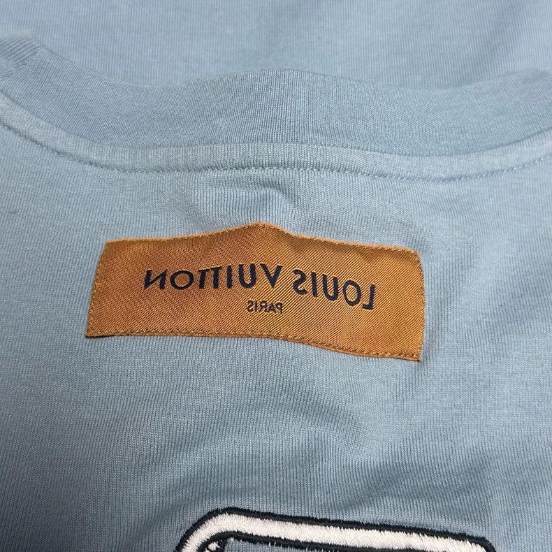 Louis Vuitton Louis Vuitton Hammer Tool Embroidered Haze Blue Short Sleev Size US M / EU 48-50 / 2 - 5 Thumbnail