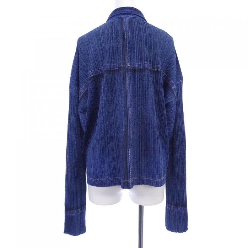 Issey Miyake Issey Miyake Denim fringed jacket Size XL / US 12-14 / IT 48-50 - 2 Thumbnail