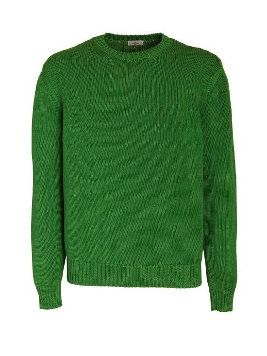 Etro ETRO Men Sweater 1N705 90810502 Green Size US M / EU 48-50 / 2 - 1 Thumbnail
