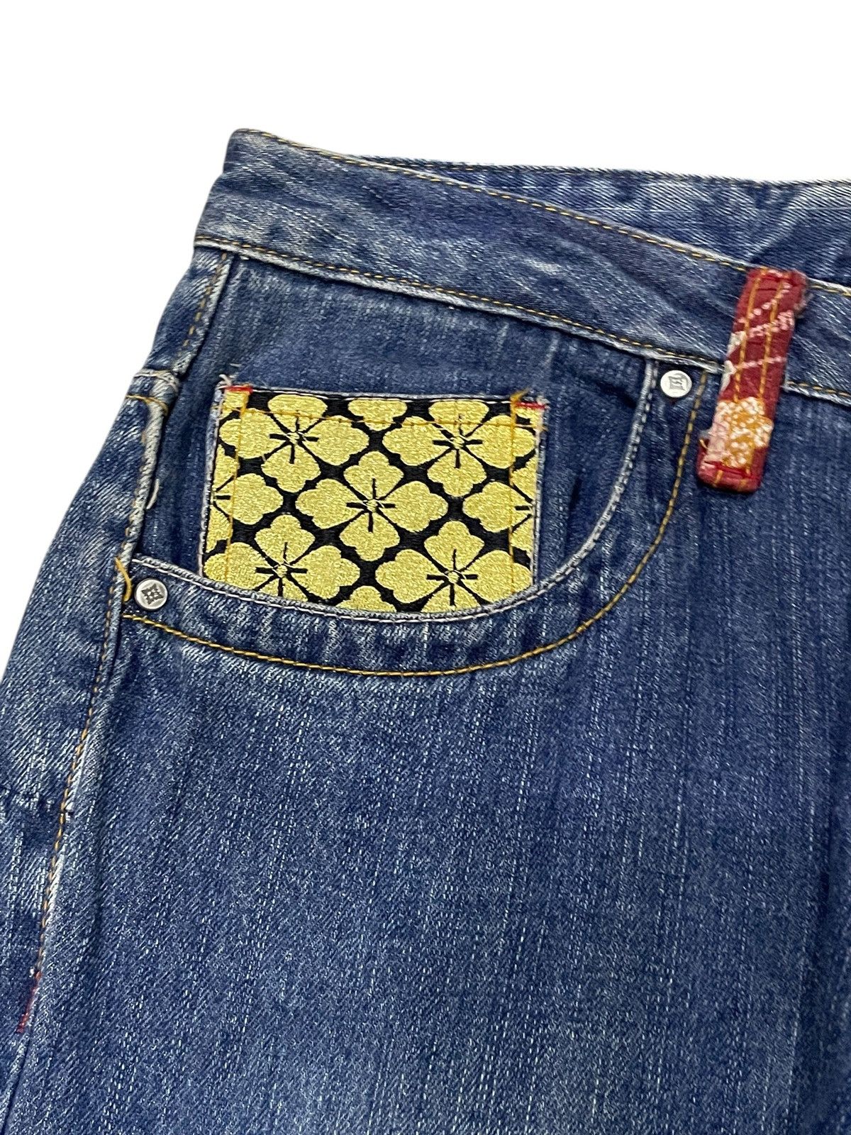 Japanese Brand × PPFM × Red Monkey Gumu Japan Multi Pocket Japanese Crafted Art Baggy Jeans Size US 30 / EU 46 - 8 Thumbnail