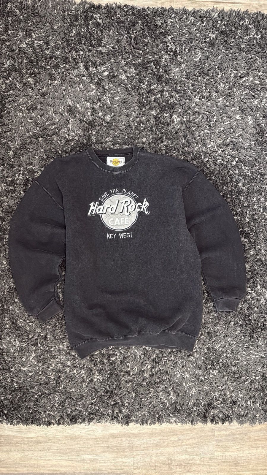 Hard Rock Cafe Vintage 90s Hard Rock Cafe Crewneck Sweatshirt XL Size US XL / EU 56 / 4 - 1 Thumbnail