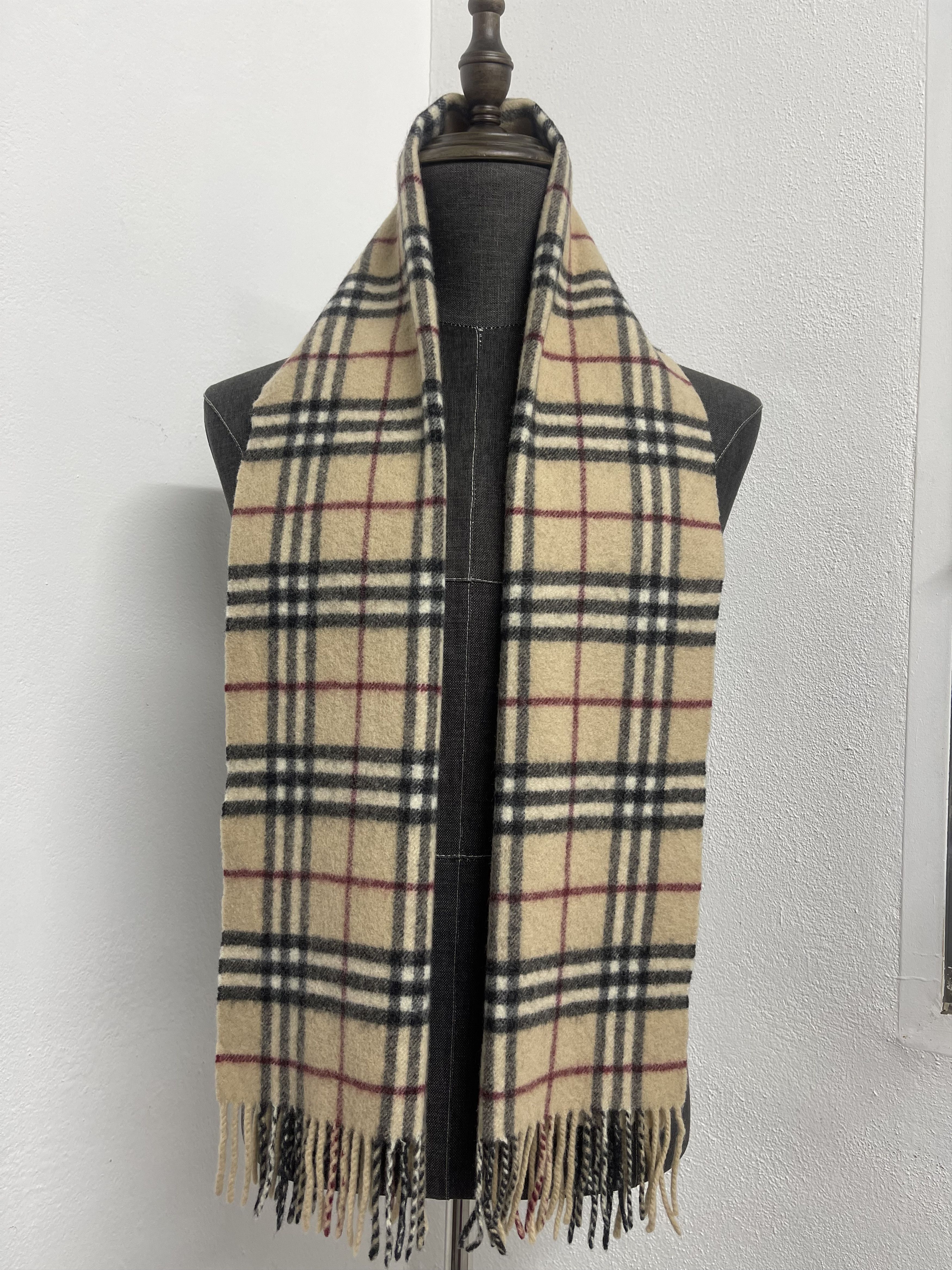 Burberry Vintage Burberry Nova Checkered Muffler Scarf - 6231 Size ONE SIZE - 2 Thumbnail