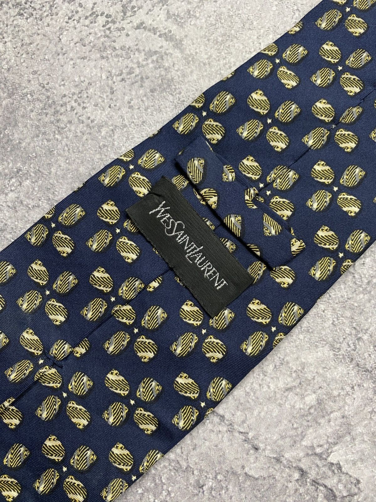 Yves Saint Laurent Yves Saint Laurent YSL Tie Vintage Monogram Old Money 90s Size ONE SIZE - 10 Thumbnail
