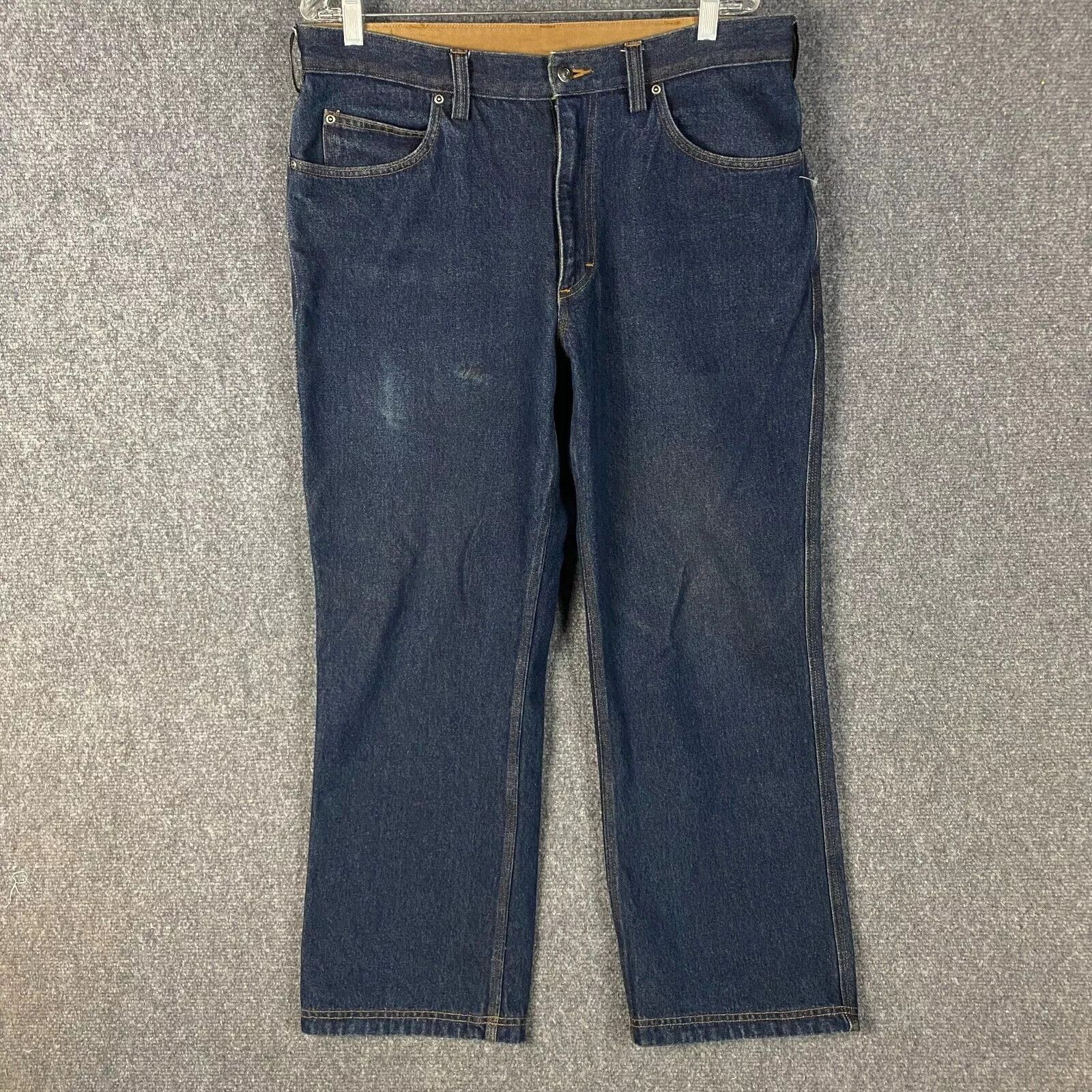 Duluth Trading Company Duluth Trading Jeans Men's 36x28 Denim 100% Cotton Adults Size US 36 / EU 52 - 1 Thumbnail