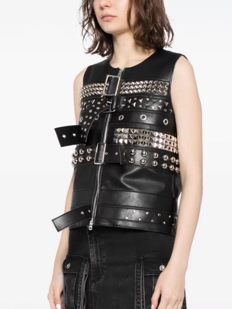 Junya Watanabe Junya Watanabe x CdG Rivet Belt Black Vest S Lil Tecca Size US S / EU 44-46 / 1 - 6 Thumbnail